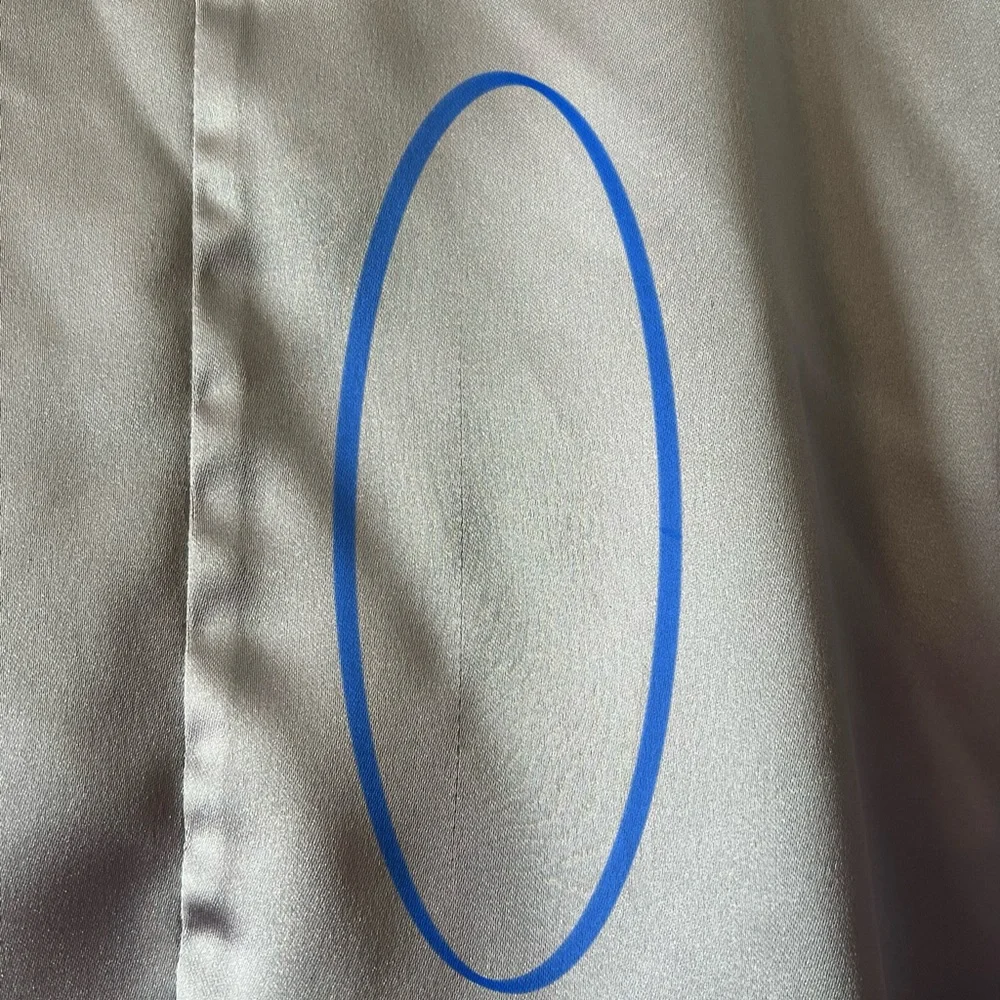 Zara Lavender Satin Knot-Front Crop Top - Picture 5 of 5